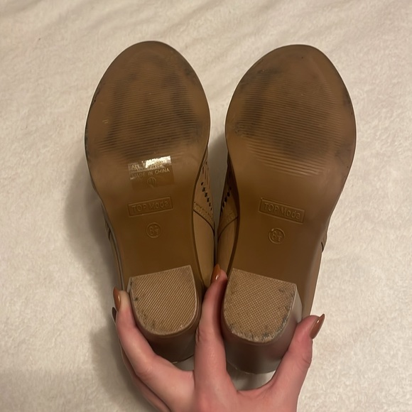 EUC women’s TOP Moda ankle boots, size 8.5 - Picture 7 of 8